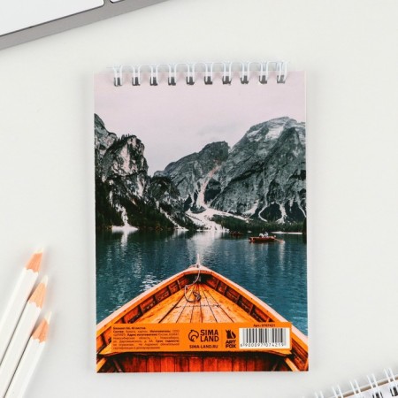 Notepad A6, 40 liters on the crest, soft cover "Nature"-4