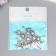 Decor for creativity Metal "Key with heart" silver 2.6x1.2 cm