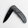 Folding knife, automatic "mi" steel - 420, handle - aluminum, 20 cm