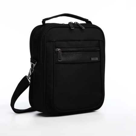 Male bag, black color