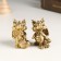 Souvenir Polystone "Bronze Dragon with Gifts" MIX 4x3x5 cm