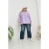Female trousers, size 68, dark blue color