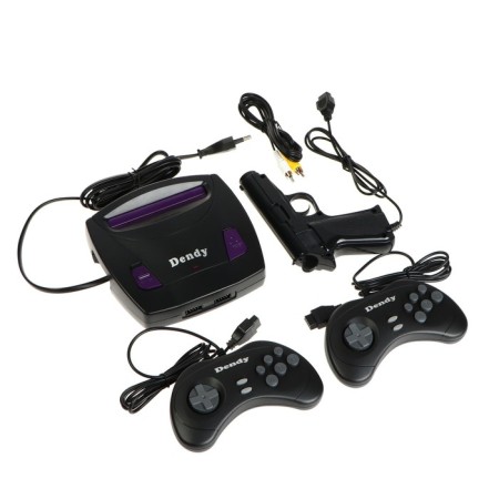 Dendy King, 8-bit, 260 games, 2 gamepads, light pistol