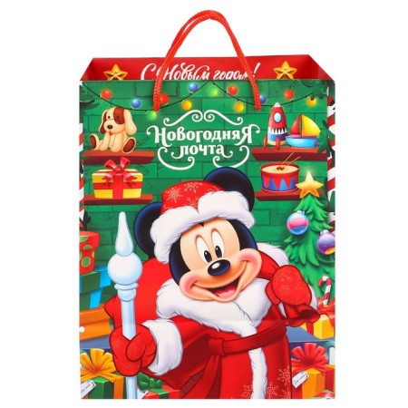 New Year. Gift package, 18x23x11.5 cm, packaging, Mickey Mouse-3