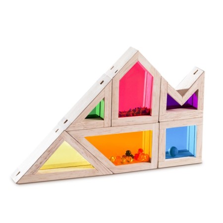 Wooden toy Rainbow blocks "Color and Sound", with a sound effect-2