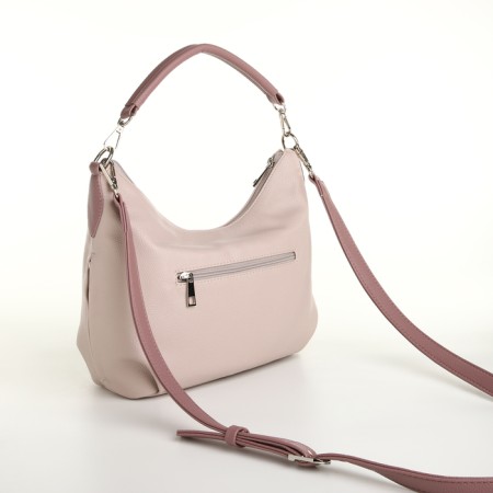 Women's bag with lightning, beige color-1
