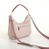 Women's bag with lightning, beige color