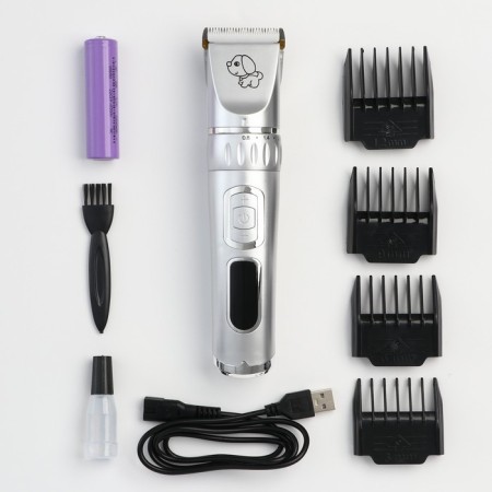 Battery haircut for animal haircuts, charging from USB charging-1