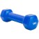 A set of dumbbells of rubberized Bradex SF 0871, 5 kg, blue