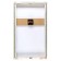 Carty clock wall-up interior "bouquet", silent, 35 x 60 cm