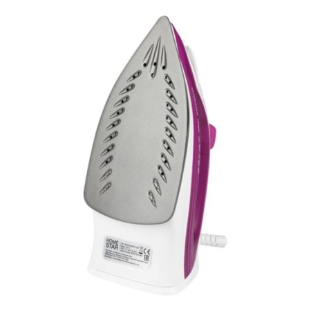 Iron Homestar HS-4007, 1800 W, Teflon sole, 15 g/min, 220 ml, white-pink-2