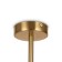 Suspended lamp Marble, 8xe27, color brass