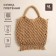 Women's bag SL Home, manual weaving, cotton, handle length 15 cm, 40 × 32 cm