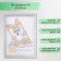Photo frame plastic 21x30 cm 5 series, gray