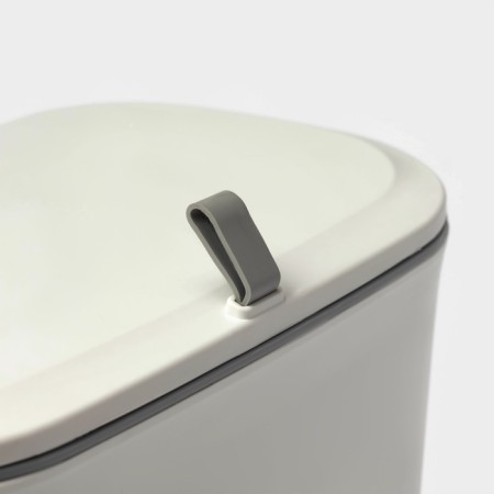 Garbage bucket touch shade, 9 l, white color-4