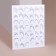 Nail stickers "shining lines", silver color