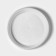 Plastic plastic disposable, d = 17 cm, set 6 pcs, white color