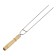 Shampoo -score for vegetables with a wooden handle, set - 6 pcs, 37 cm