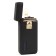 Gas, electronic, arc lighter, with a charge indicator