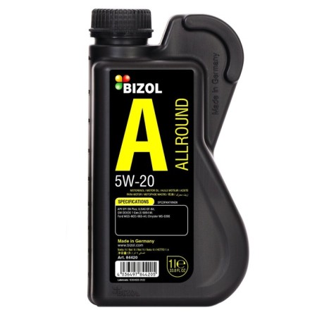 Motor oil Bizol Allround 5W-20, NS-Synthetic, 1 liter