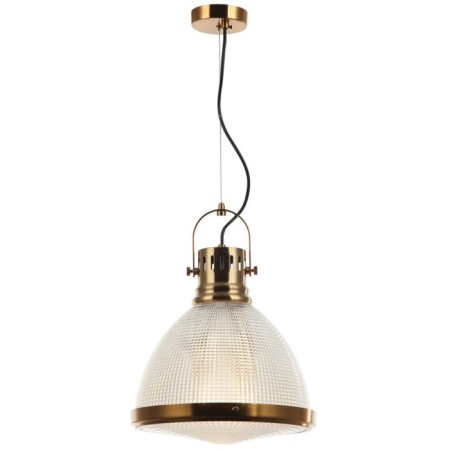 Suspended SHINER 1XE27 40W lamp, size 31x31x4.5-150 cm, bronze color