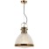 Suspended SHINER 1XE27 40W lamp, size 31x31x4.5-150 cm, bronze color