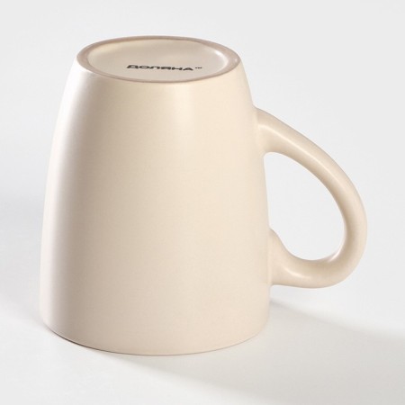 Coram of the ceramic share "Pastel. Cream-brown ", 360 ml, beige color-2