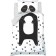 Bed linen Ethel 1.5 joint venture "Panda" 143x215 cm, 150x214 cm, 50x70 cm -1 pcs