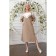 Women's dress, size 46, beige color