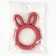 Silicone teether for teeth "Bunny", children's, color mix