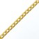 Collar - Metallic a single strain, 55 cm, wire thickness 2.5 mm, golden