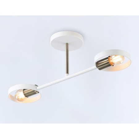 Suspended Ambrella Traditional Loft TR8222, E27, white, bronze-1