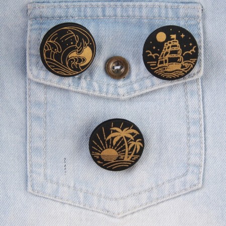 Eco -leather icon "Beasts", mix 7 x 9 cm-11