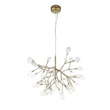 Люстра подвесная St Luce. SL411.203.45. Riccardo. 45х1,5 Вт, G4, 92х92х65 см, цвет золотистый