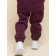 Baby trousers, height 92 cm, burgundy color