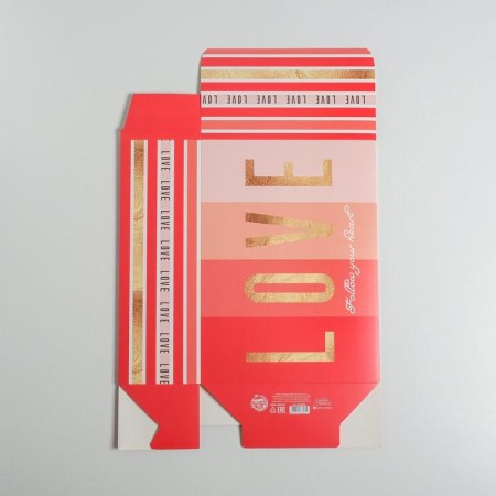 Gift folding box, packaging, "love", 22 x 30 x 10 cm-2