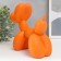 Souvenir Polystone "Air Ball - a Dog with a Golden Nosom" light orange 7.5x20.5x17.5 cm