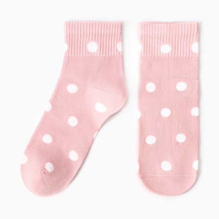 Women's socks Mini Trend, pink color, size 35-38 (23-25)