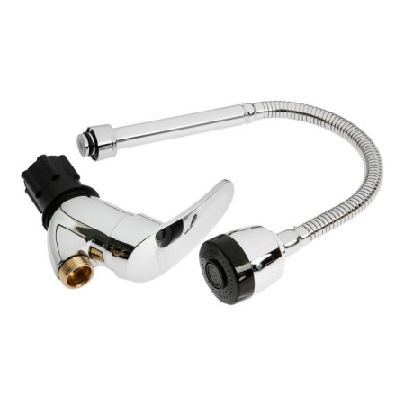 Kitchen mixer Zein Z3043, flexible spout, cartridge 40 mm, without eyeliner, chrome-6