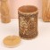 TUES for spices "Hamster", sugar, 8x8x14 cm, birch bark