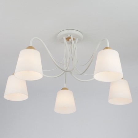 Betty 5x40W chandelier e27 white