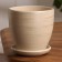 Flower pot "Vicenza", gray silver 0.6 liters