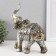 Souvenir Polystone "African Elephant, on the blanks" 23x20.5x8.5 cm