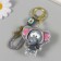 Trick rubber with carbine, strap "Elephant in a gray sweatshirt" 6x5.5x3.5 cm
