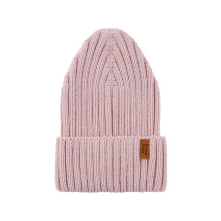 Hat for girls, size 54-56 cm, powder color-1