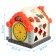 Toy developing logical "house with a pen", light and sound effects, scores, piano, sorter
