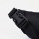 Lightning waist bag, 2 outer pockets, black color
