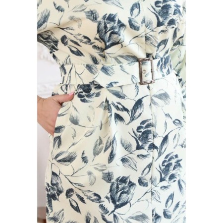 Women's dress, size 62, milk color-4