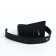 Women's belt, width 9.5 cm, clove buckle, black color