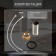 Kitchen mixer Zein Z3498, flexible surge, dual -mode aerator, brass, chrome